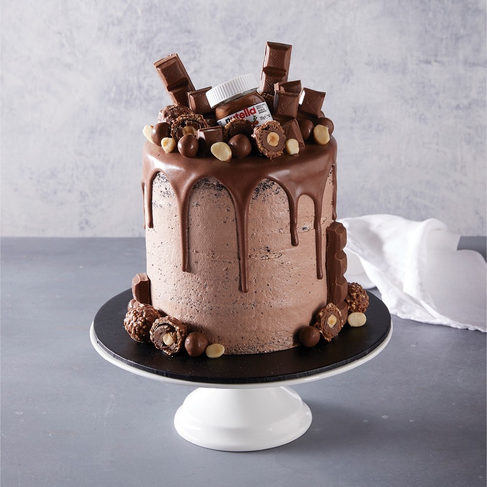 Chocolate Drip Celebration Cake